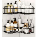 1/2/3/4/5 Suportes Porta Shampoo Organizador De Metal Para Banheiro Cozinha Prateleira Adesivos
