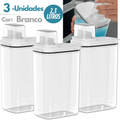 Dispenser Flow 1,5L e 2,3L – Organização Inteligente para Lavanderia