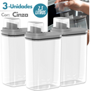 Dispenser Flow 1,5L e 2,3L – Organização Inteligente para Lavanderia