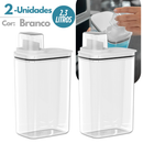 Dispenser Flow 1,5L e 2,3L – Organização Inteligente para Lavanderia