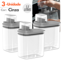 Dispenser Flow 1,5L e 2,3L – Organização Inteligente para Lavanderia