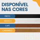 Espelho Adnet 40cm Sala Quarto Banheiro Suporte e Pendurador Alça Couro