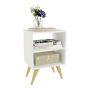 Mesa de Cabeceira Retro para Quarto Casal ou Solteiro Nicho Decoração Palma