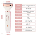 Barbeador Elétrico 4 Em 1 Para Mulheres Remoção De Pelos Corporais feminino/aparador de pelos do nariz e sobrancelhas