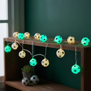 Cordão Led Bolas De Futebol Decoração Luminoso Copa Do Mundo