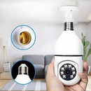 Câmera Segurança Prova D'água Infravermelho Lâmpada Externa 360 Sem Fio Wifi 2.4G G4 Click