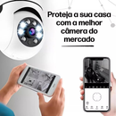 Câmera Segurança Prova D'água Infravermelho Lâmpada Externa 360 Sem Fio Wifi 2.4G G4 Click