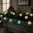 Cordão Led Bolas De Futebol Decoração Luminoso Copa Do Mundo