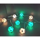 Cordão Led Bolas De Futebol Decoração Luminoso Copa Do Mundo