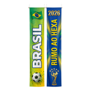 Kit 2 Faixas Premium Brasil Decoração Unica Exclusiva Peças Painel Vertical Copa 2026
