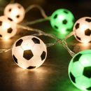 Cordão Led Bolas De Futebol Decoração Luminoso Copa Do Mundo